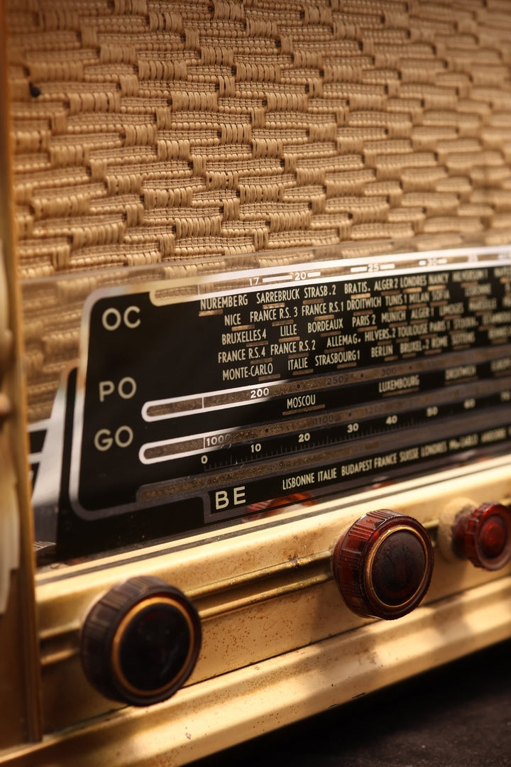 Radio Bluetooth Rouge Vintage de 1950 - photo 4
