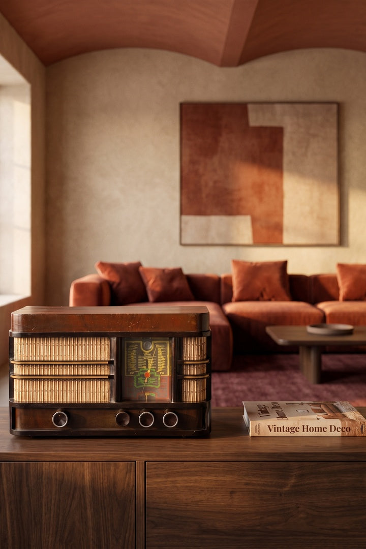 Radio Bluetooth Artisanale Vintage de 1955 - photo 3