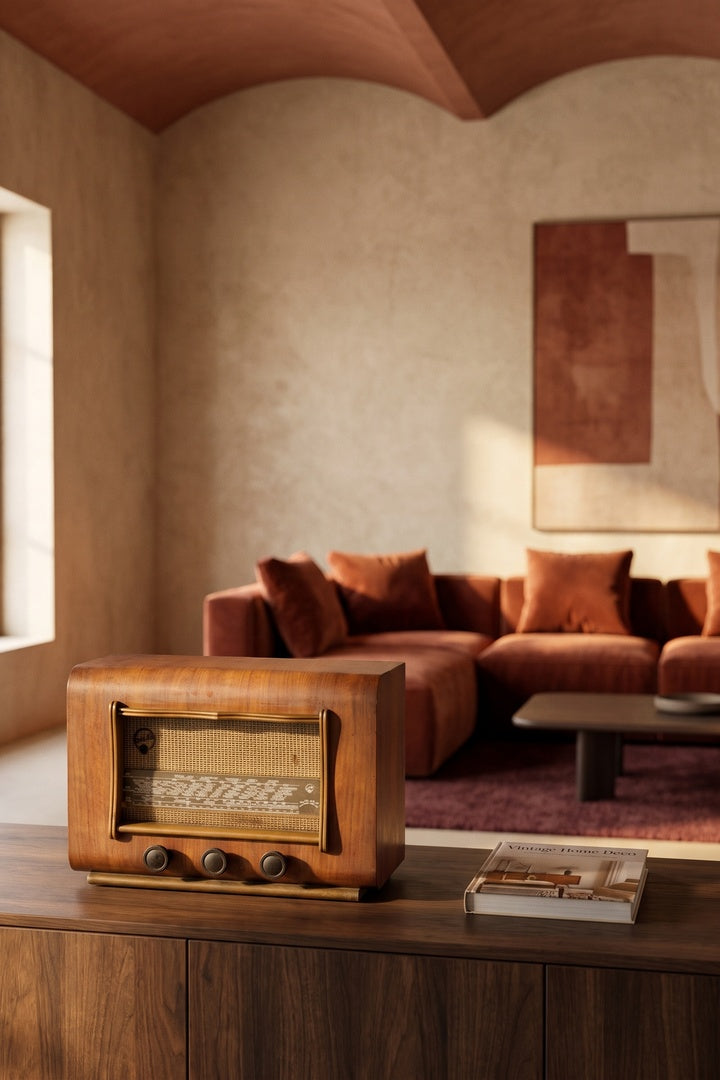 Radio Bluetooth Point Bleu Vintage de 1951 - photo 3