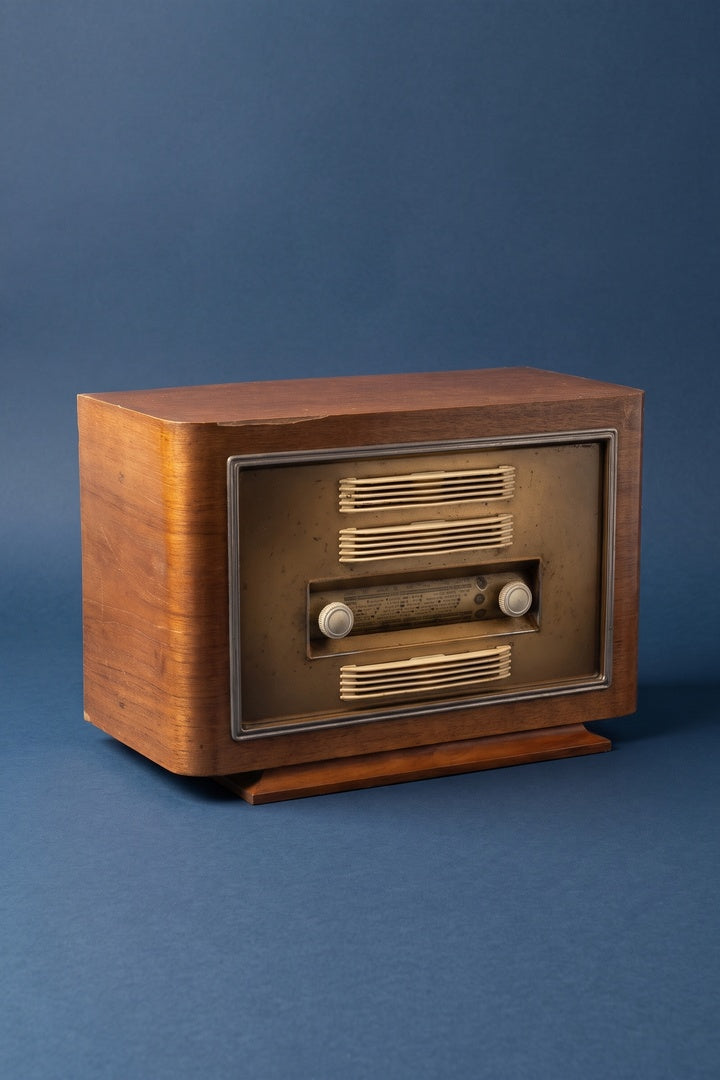 Radio Bluetooth Artisanale Vintage de 1949 - modernisation Bluetooth A.bsolument
