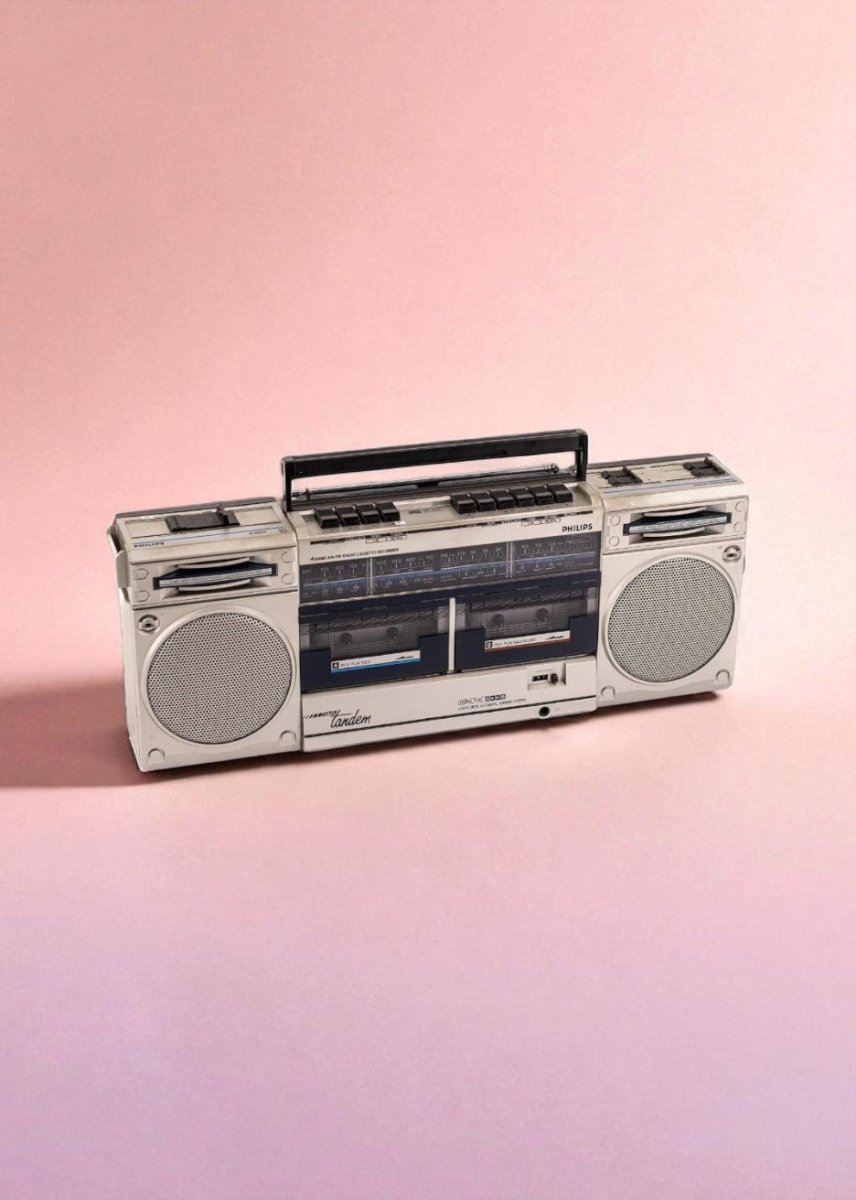 Boombox Bluetooth Philips Vintage 80’S - radio - vintage - bluetooth - tsf - absolument - dab - modernisation - retrofit