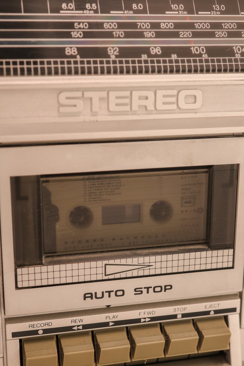 Boombox Bluetooth Sharp Vintage 80’S - radio - vintage - bluetooth - tsf - dab - modernisation - retrofit