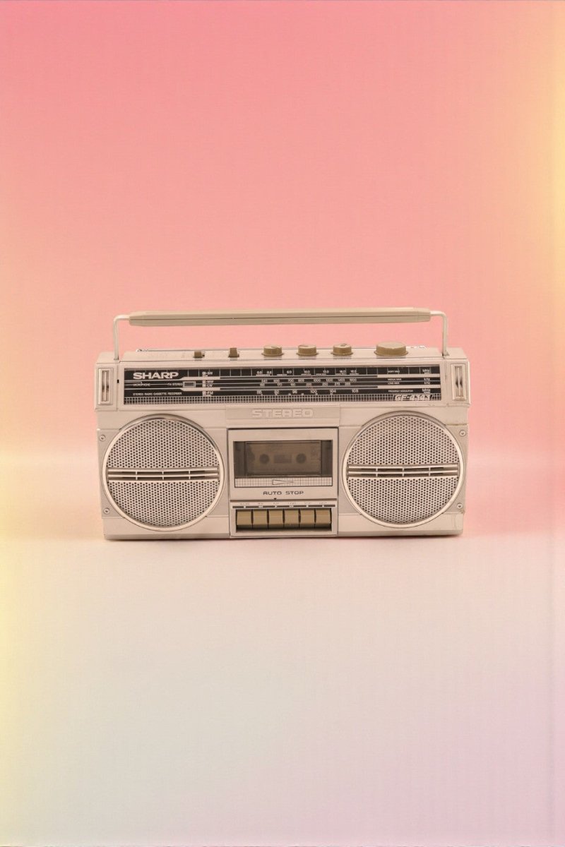 Boombox Bluetooth Sharp Vintage 80’S - radio - vintage - bluetooth - tsf - dab - modernisation - retrofit