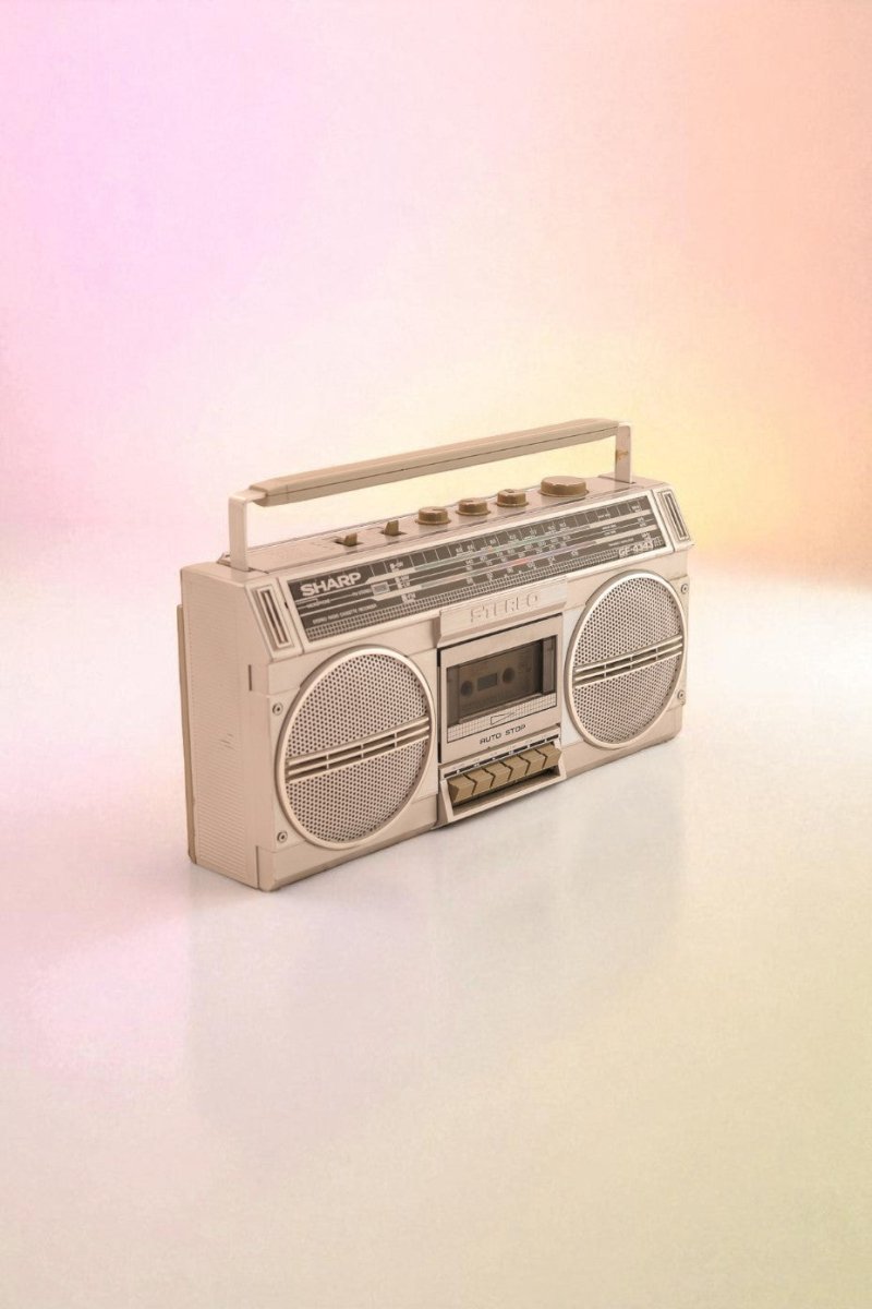 Boombox Bluetooth Sharp Vintage 80’S - radio - vintage - bluetooth - tsf - dab - modernisation - retrofit