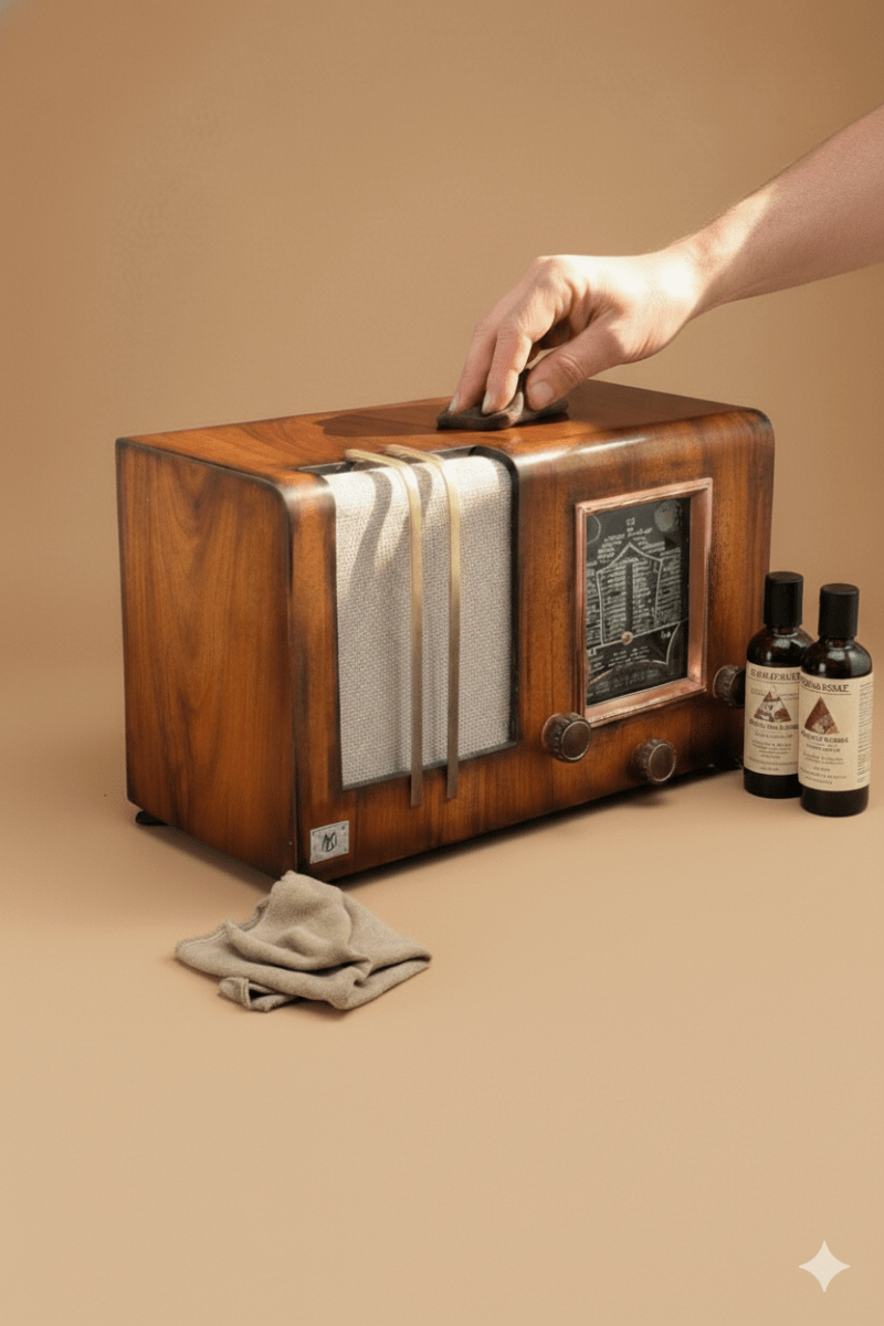 Ébénisterie - radio - vintage - bluetooth - tsf - absolument - dab - modernisation - retrofit