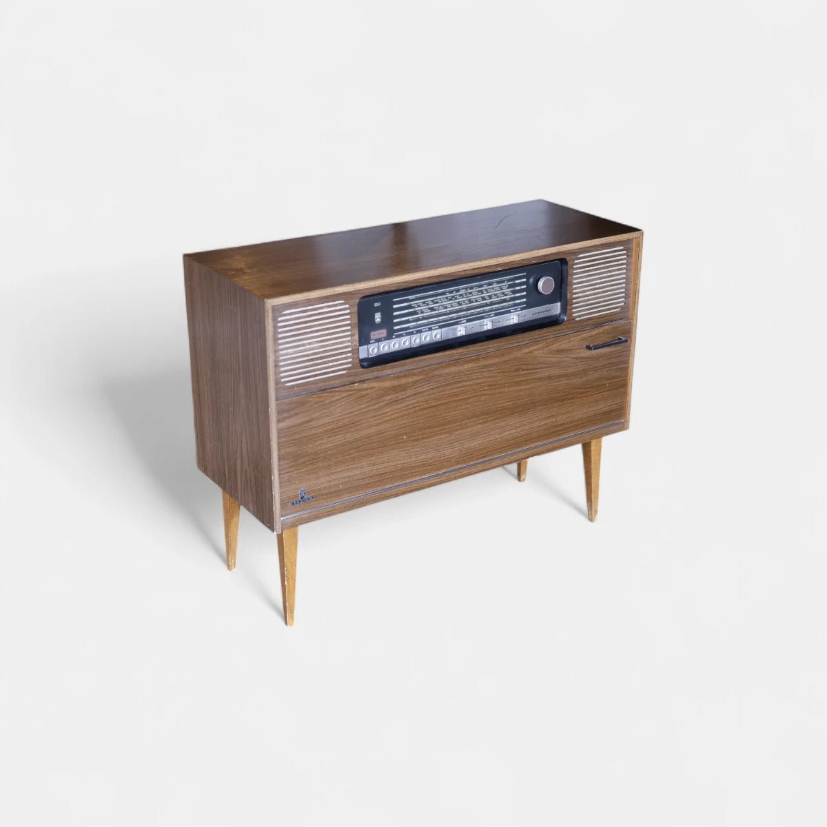 Meuble Bluetooth Grunding Vintage 60’S - enceinte - connectée - design - haut - de - gamme - vintage - prodige - radio