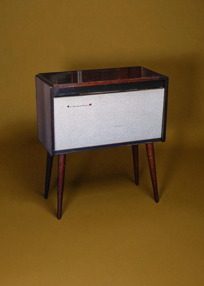 Meuble Bluetooth La Voix De Son Maître Vintage 60’S - radio - vintage - bluetooth - tsf - absolument - dab - modernisation - retrofit
