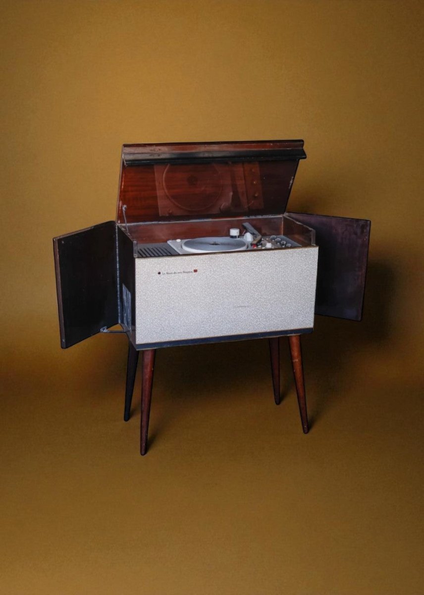 Meuble Bluetooth La Voix De Son Maître Vintage 60’S - radio - vintage - bluetooth - tsf - absolument - dab - modernisation - retrofit