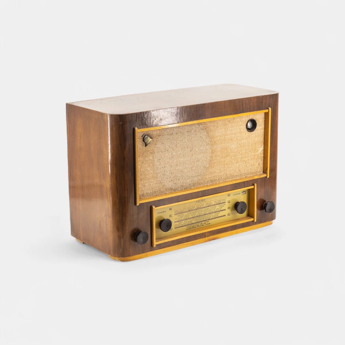 Radio Bluetooth Artisanale Vintage 50’S - enceinte - connectée - design - haut - de - gamme - vintage - prodige - radio