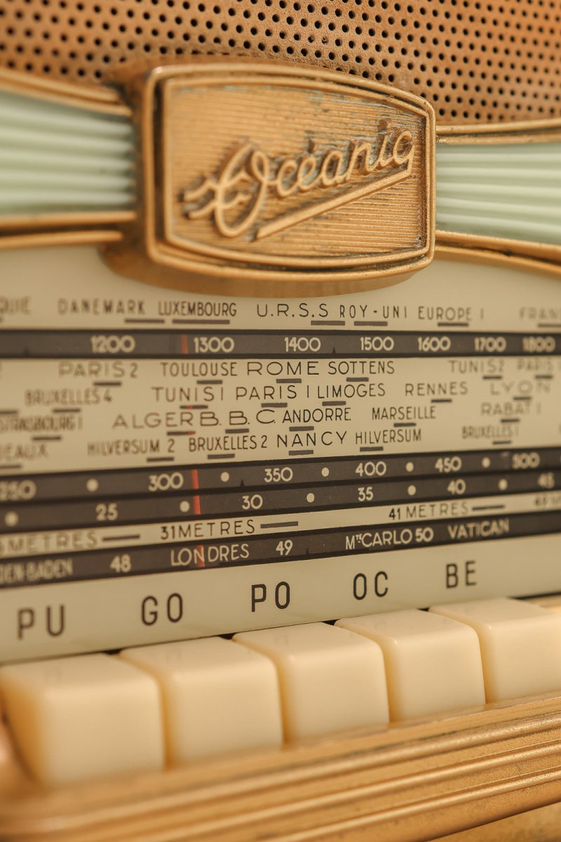 Radio Bluetooth Océanic Vintage 50's - radio - vintage - bluetooth - tsf - dab - modernisation - retrofit
