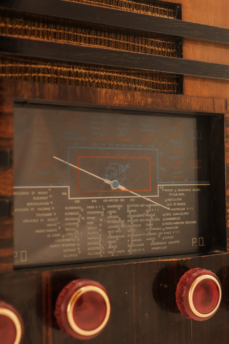 Radio Bluetooth Point Bleu Vintage 40’S - radio - vintage - bluetooth - tsf - dab - modernisation - retrofit