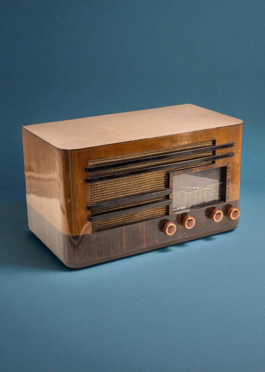 Radio Bluetooth Point Bleu Vintage 40’S - radio - vintage - bluetooth - tsf - absolument - dab - modernisation - retrofit