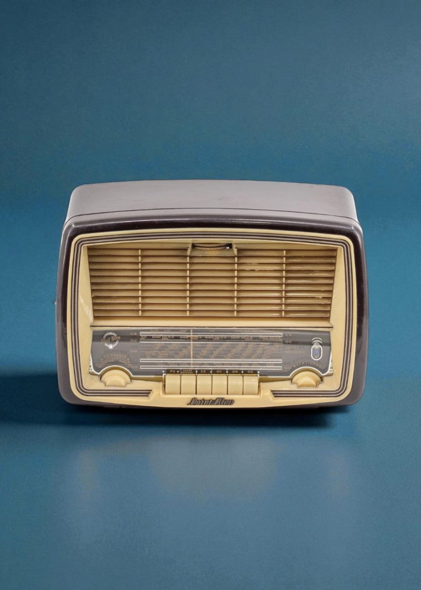 Radio Bluetooth Point bleu Vintage 50’S - radio - vintage - bluetooth - tsf - absolument - dab - modernisation - retrofit