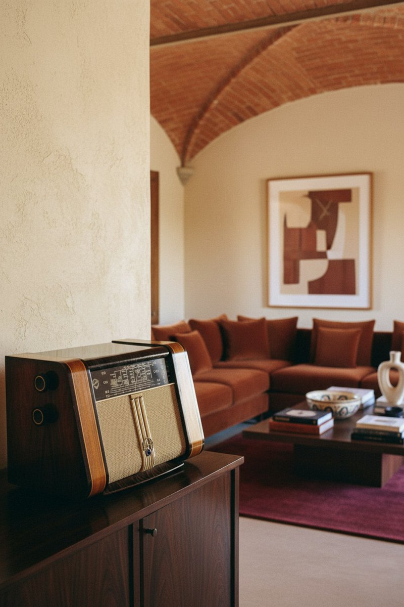 Radio Bluetooth Point Bleu Vintage 60's - radio - vintage - bluetooth - tsf - absolument - dab - modernisation - retrofit