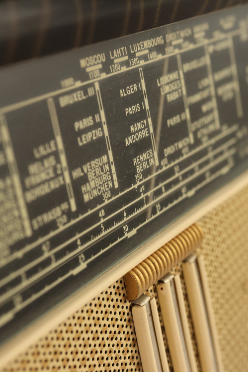 Radio Bluetooth Point Bleu Vintage 60's - radio - vintage - bluetooth - tsf - absolument - dab - modernisation - retrofit