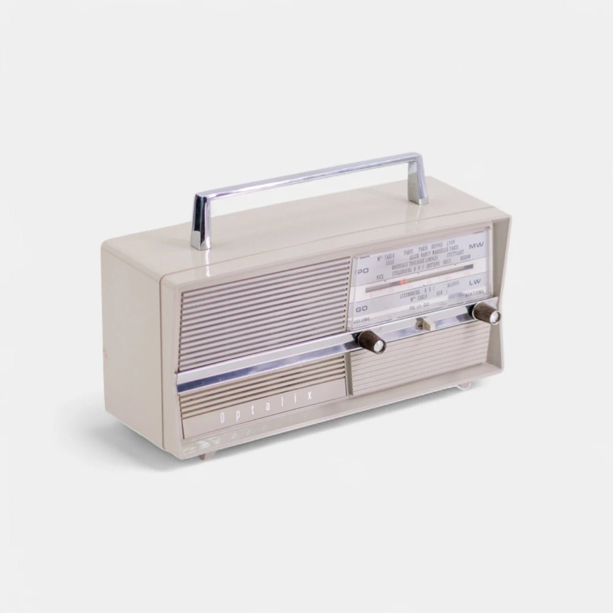Transistor Bluetooth Optalix Vintage 70’S - enceinte - connectée - design - haut - de - gamme - vintage - prodige - radio