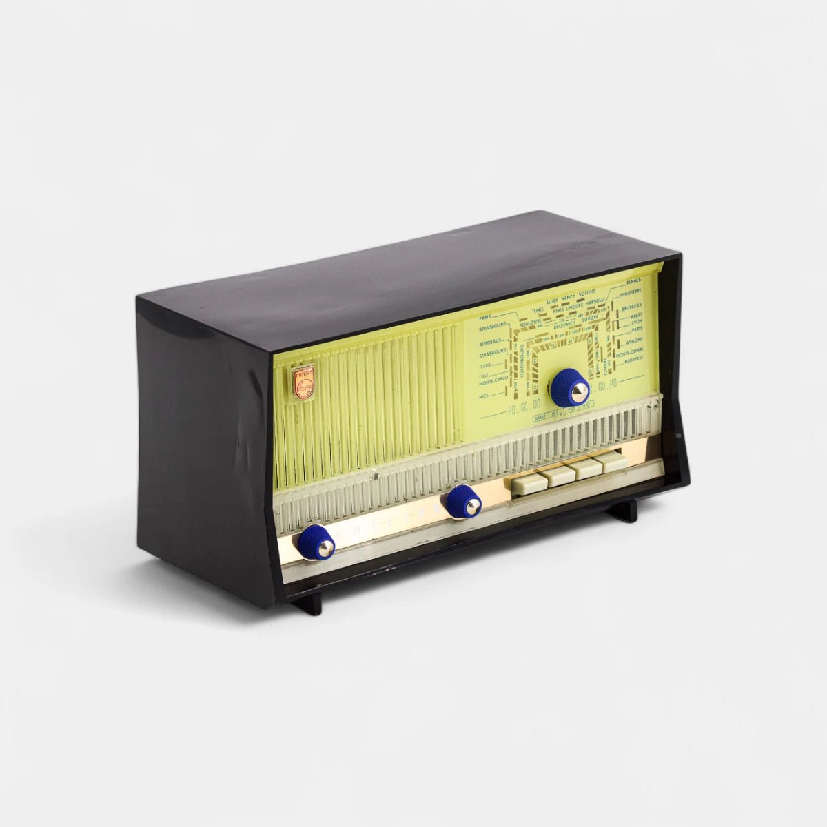 Transistor Bluetooth Philips Vintage 70’S - enceinte - connectée - design - haut - de - gamme - vintage - prodige - radio