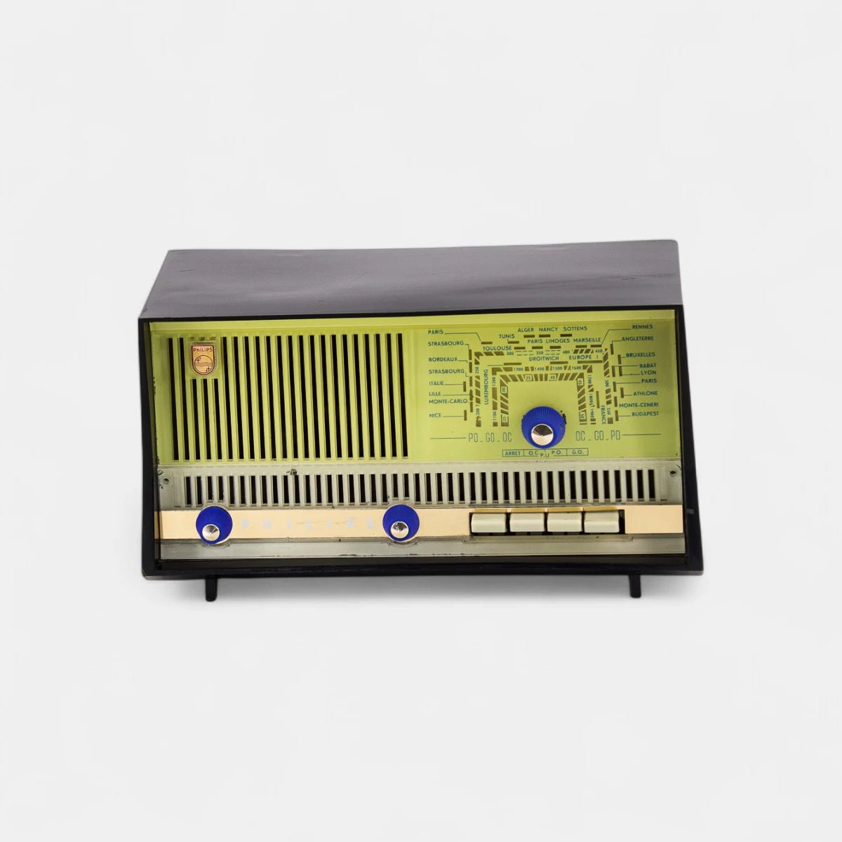 Transistor Bluetooth Philips Vintage 70’S - enceinte - connectée - design - haut - de - gamme - vintage - prodige - radio