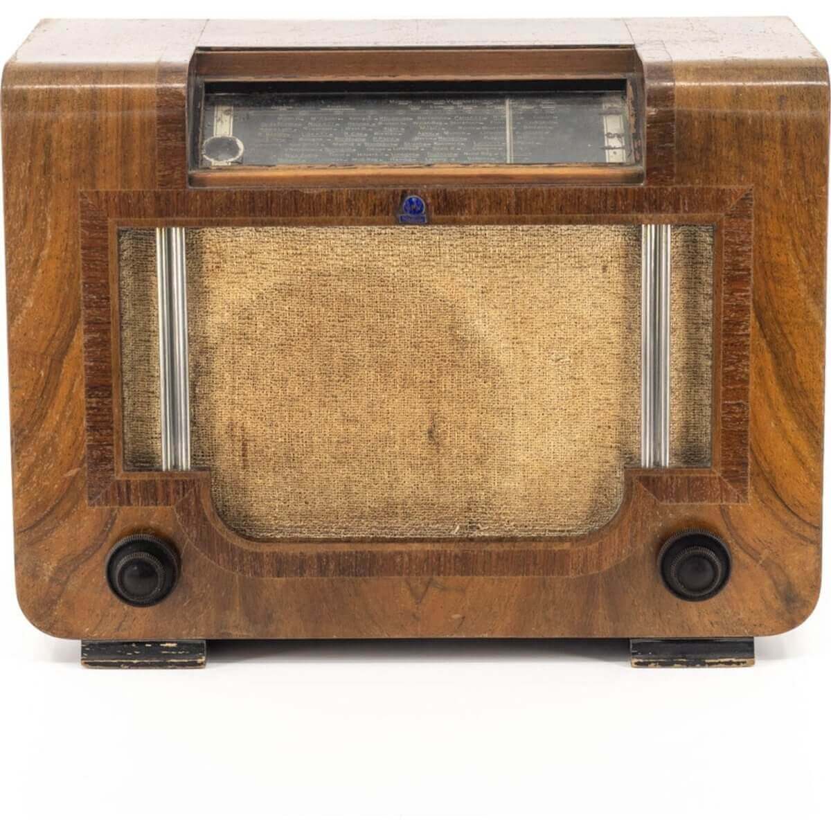 Radio fm bluetooth vintage beau caisson en bois