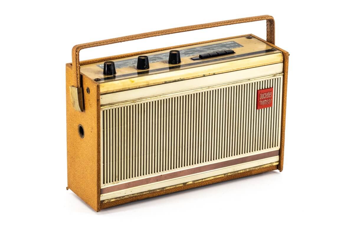 Transistor Bluetooth Thomson Vintage 70’S enceinte connectée française haut de gamme prodige radio vintage