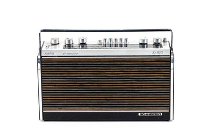 Transistor Bluetooth Schneider Vintage 70’S enceinte connectée française haut de gamme absolument prodige radio vintage
