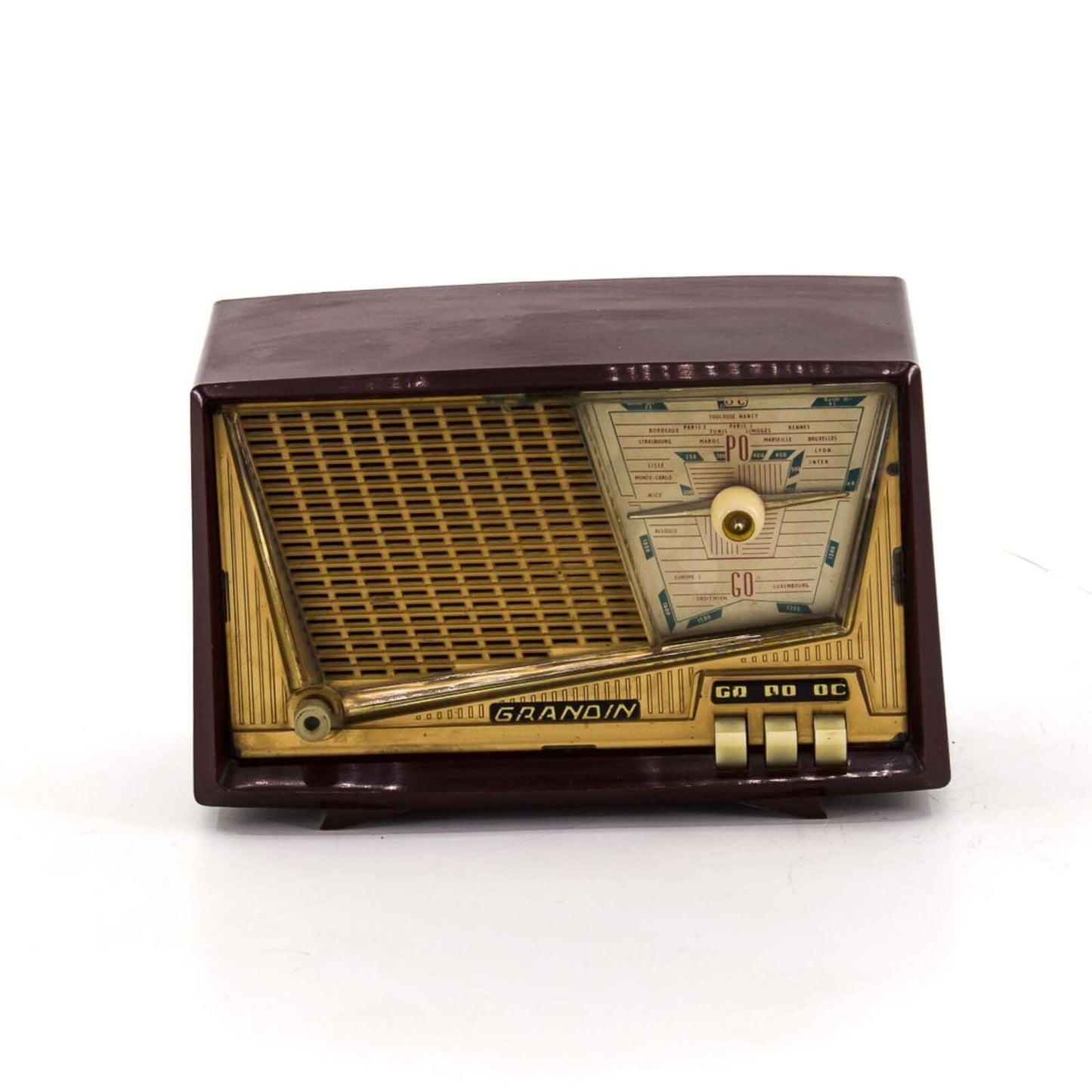 Radio Bluetooth Cristal Grandin Vintage 60's enceinte connectée française haut de gamme absolument prodige radio vintage