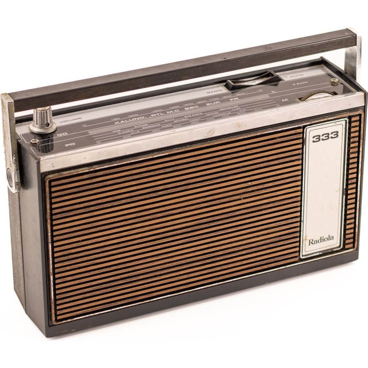 Transistor Bluetooth Radiola Vintage 70’S enceinte connectée française haut de gamme prodige radio vintage