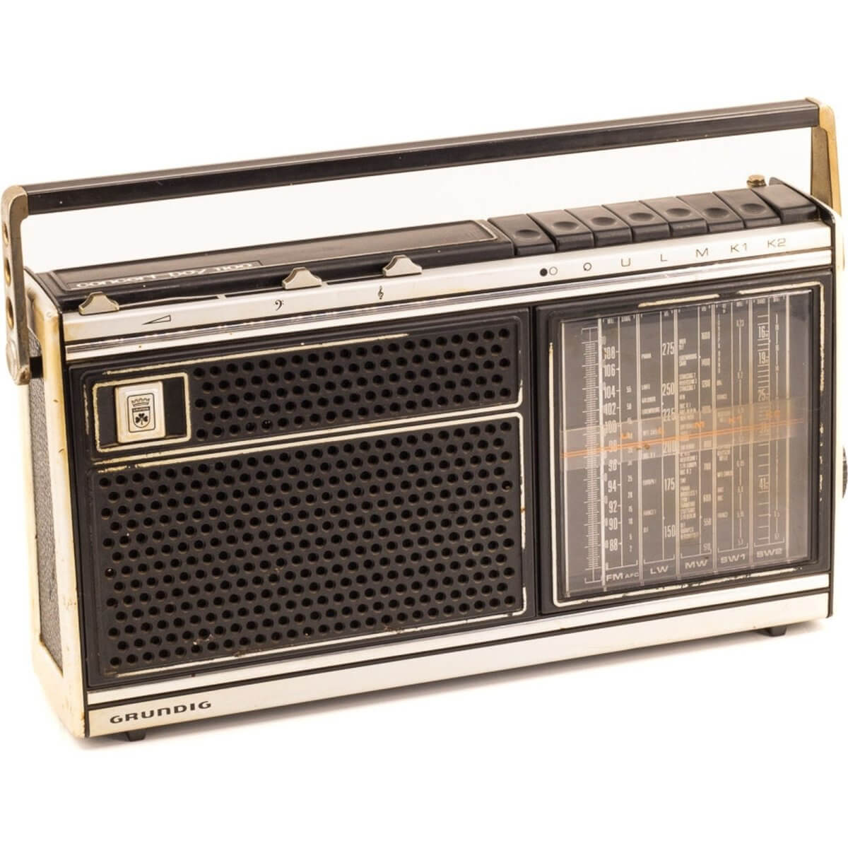 Transistor Bluetooth Grundig Vintage 70’S enceinte connectée française haut de gamme prodige radio vintage