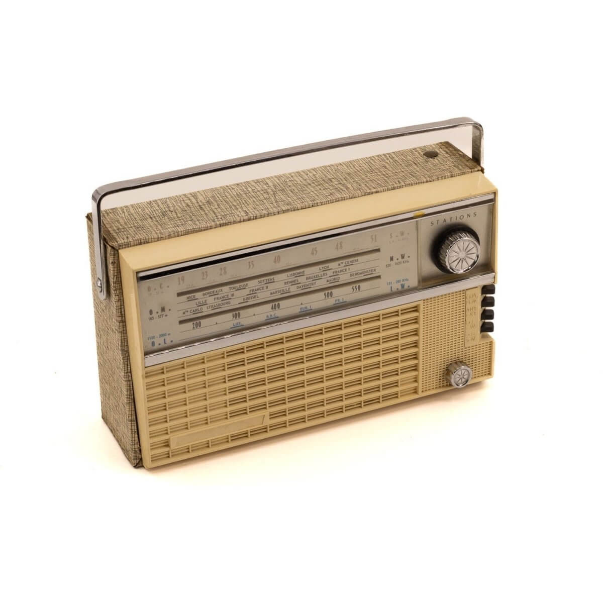 Transistor Bluetooth Artisanal Vintage 70’S enceinte connectée française haut de gamme prodige radio vintage