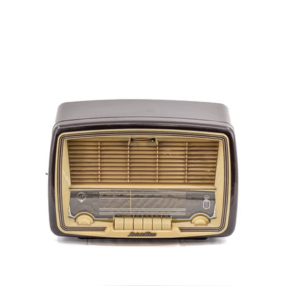 Radio Bluetooth Point bleu Vintage 50’S enceinte connectée française haut de gamme absolument prodige radio vintage