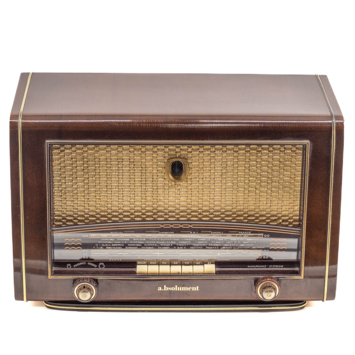 Radio Bluetooth Manufrance Vintage 50’S enceinte connectée française haut de gamme absolument prodige radio vintage