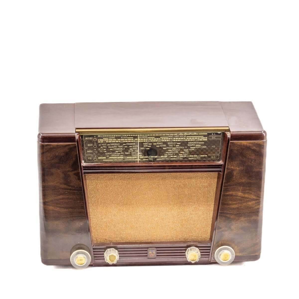 Radio Bluetooth Philips Vintage 40’S enceinte connectée bluetooth haut de gamme prodige radio vintage design