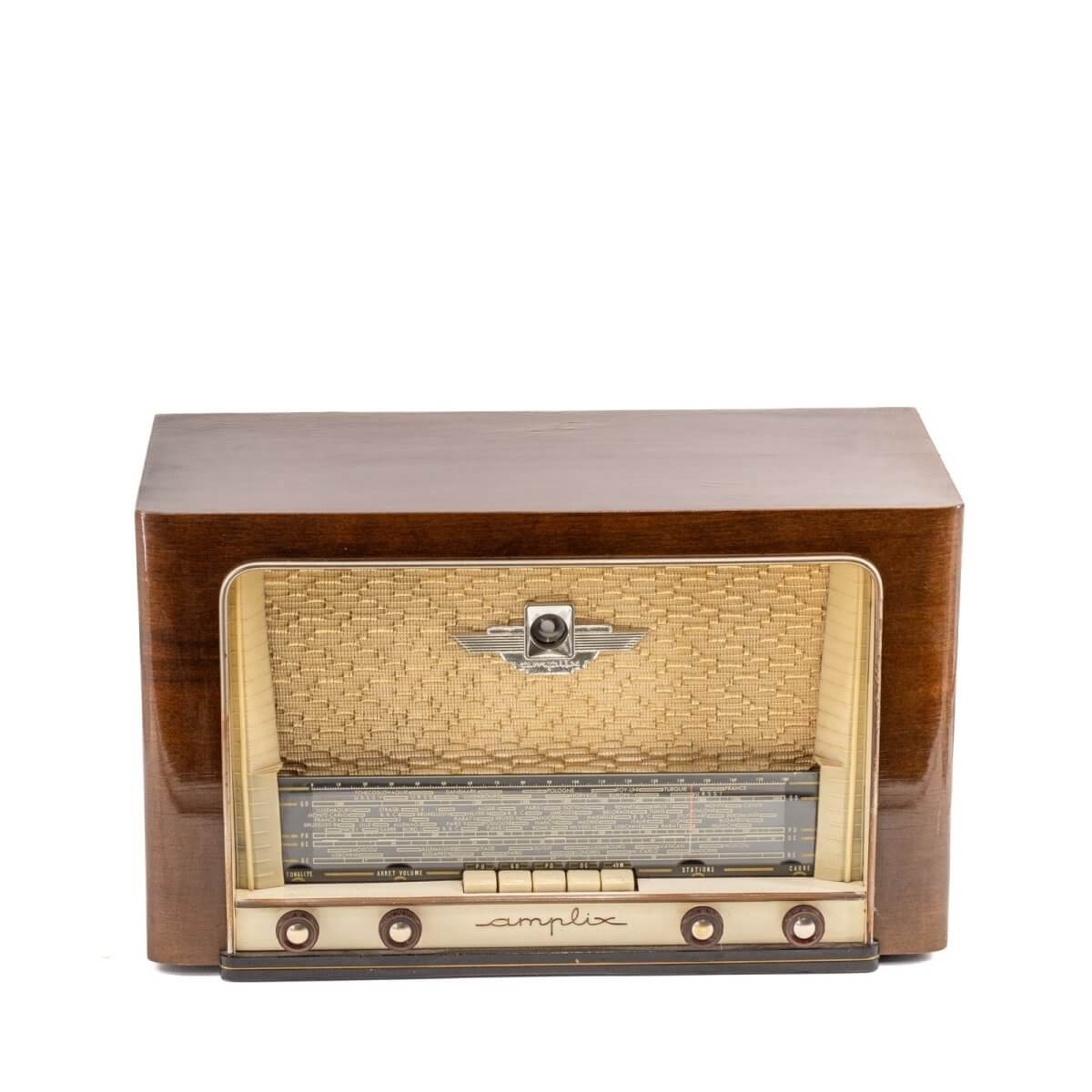 Radio Bluetooth Amplix Vintage 50’S enceinte connectée française haut de gamme absolument prodige radio vintage