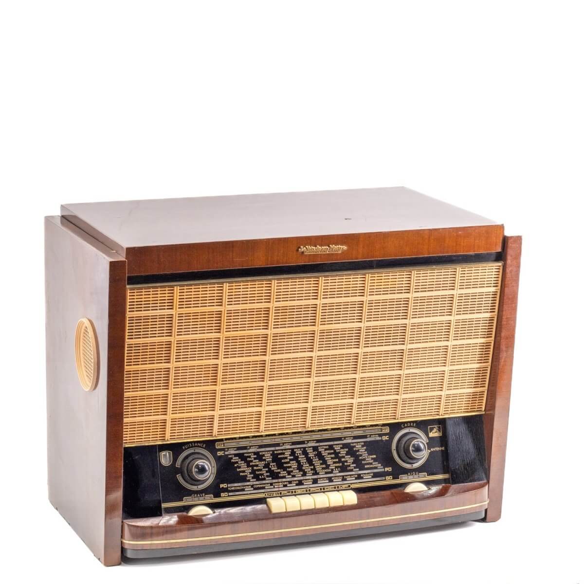 Radio Bluetooth La voix de son Maître Vintage 50’S enceinte connectée française haut de gamme absolument prodige radio vintage