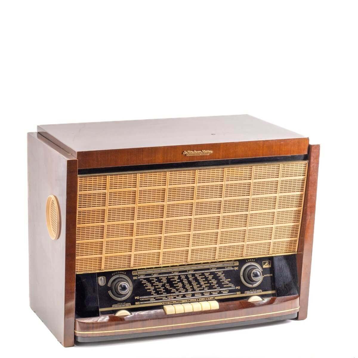 Radio Bluetooth La voix de son Maître Vintage 50’S enceinte connectée bluetooth haut de gamme prodige radio vintage design