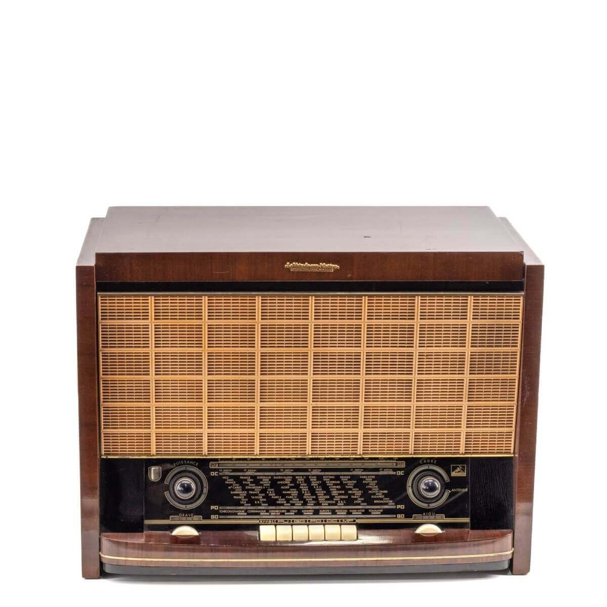 Radio Bluetooth La voix de son Maître Vintage 50’S enceinte connectée bluetooth haut de gamme prodige radio vintage design