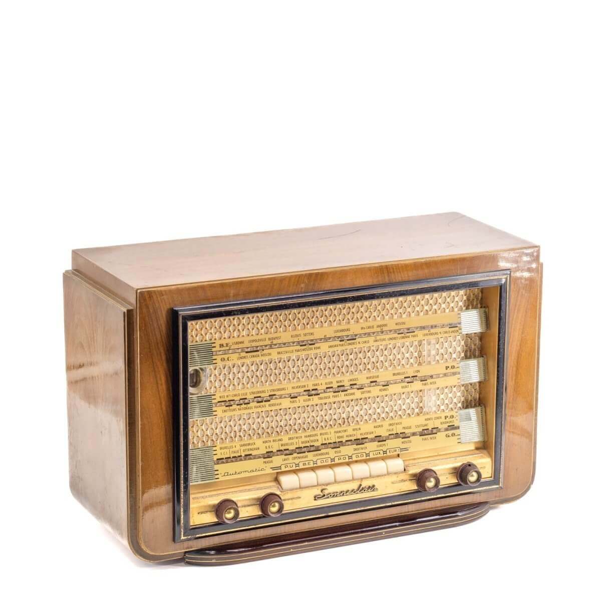 Radio Bluetooth Sonneclair Vintage 50’S enceinte connectée bluetooth haut de gamme prodige radio vintage design