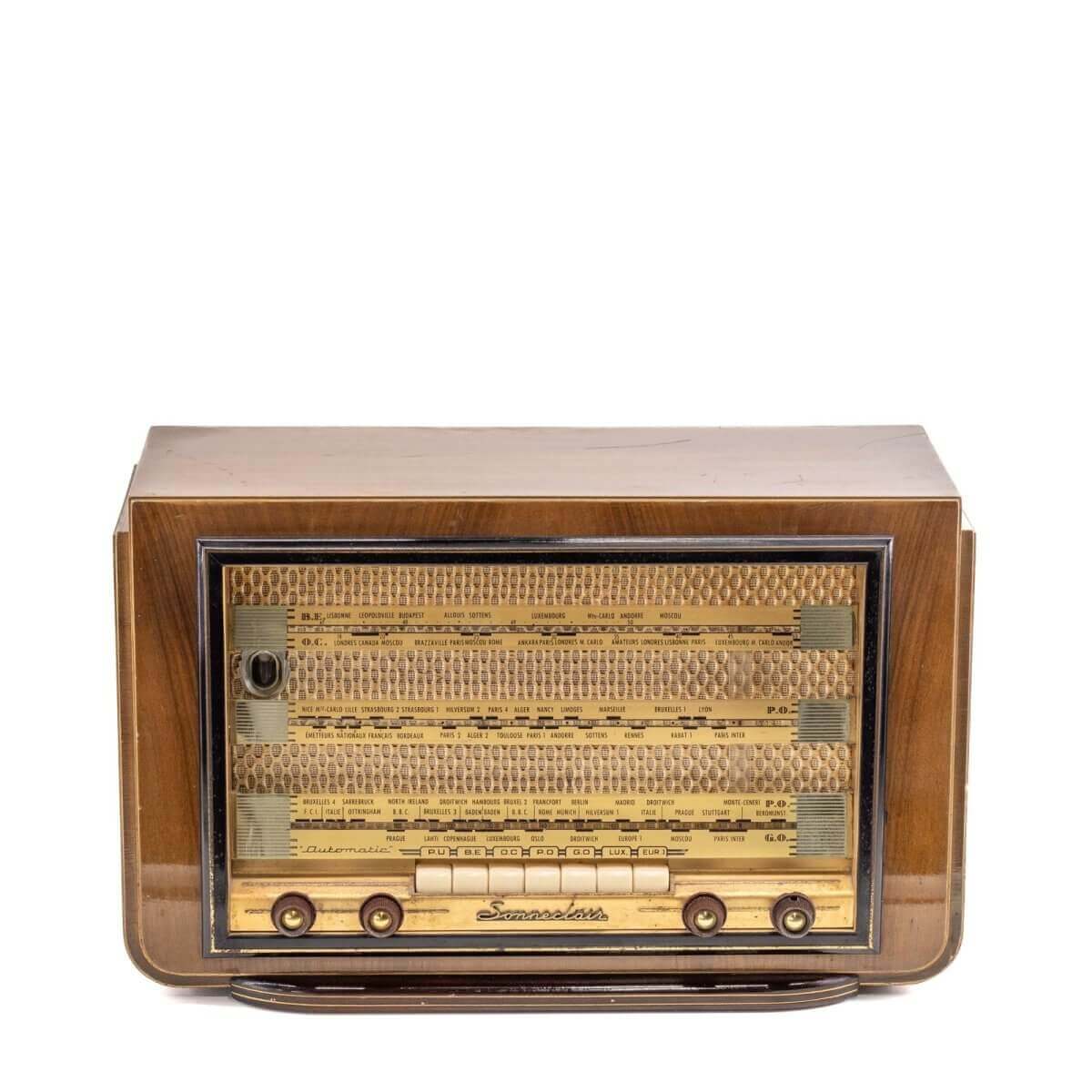 Radio Bluetooth Sonneclair Vintage 50’S enceinte connectée bluetooth haut de gamme prodige radio vintage design