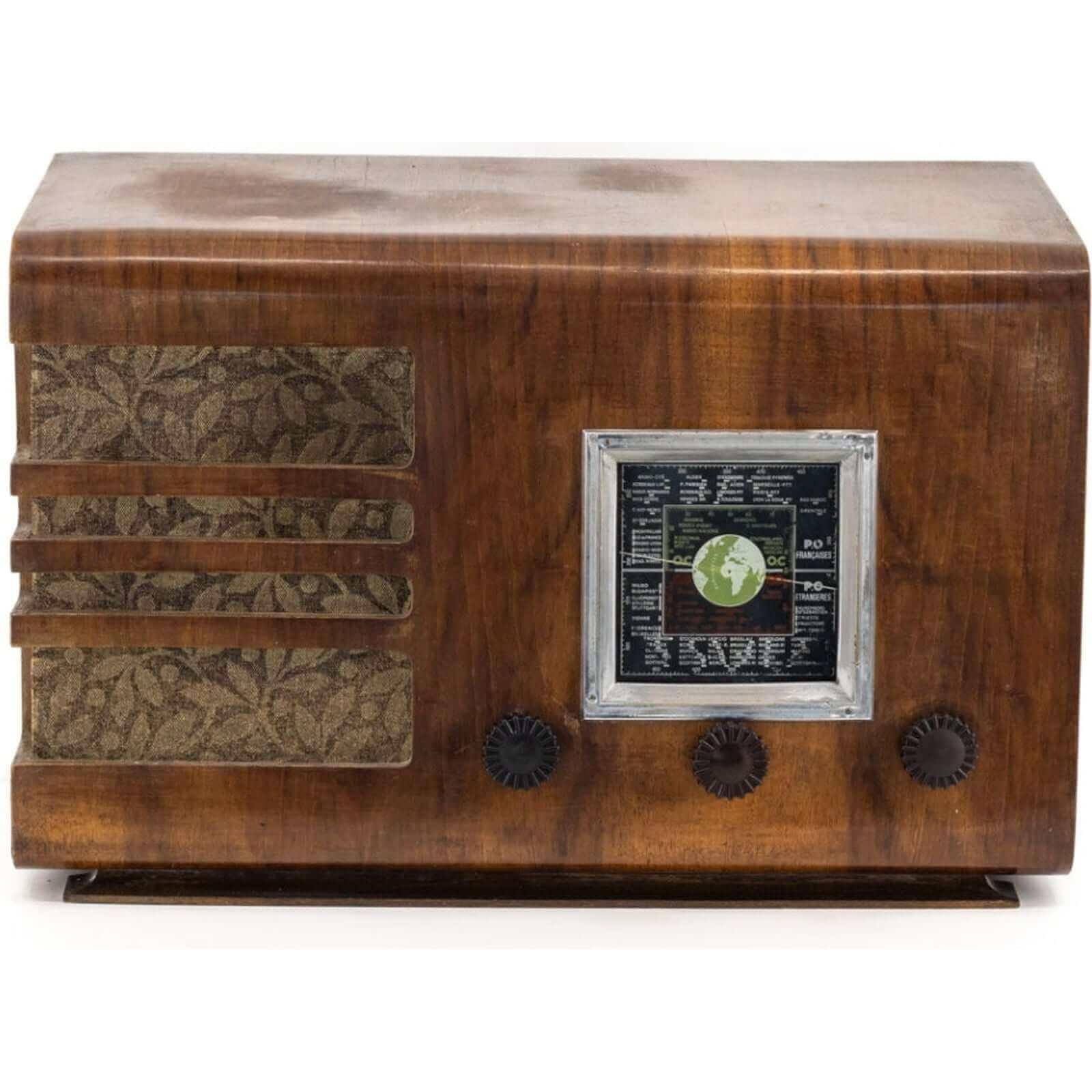 Radio Bluetooth Artisanale Vintage 40’S enceinte connectée bluetooth haut de gamme prodige radio vintage design