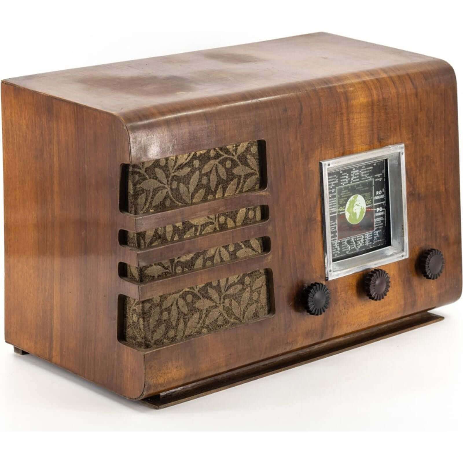 Radio Bluetooth Artisanale Vintage 40’S enceinte connectée bluetooth haut de gamme prodige radio vintage design